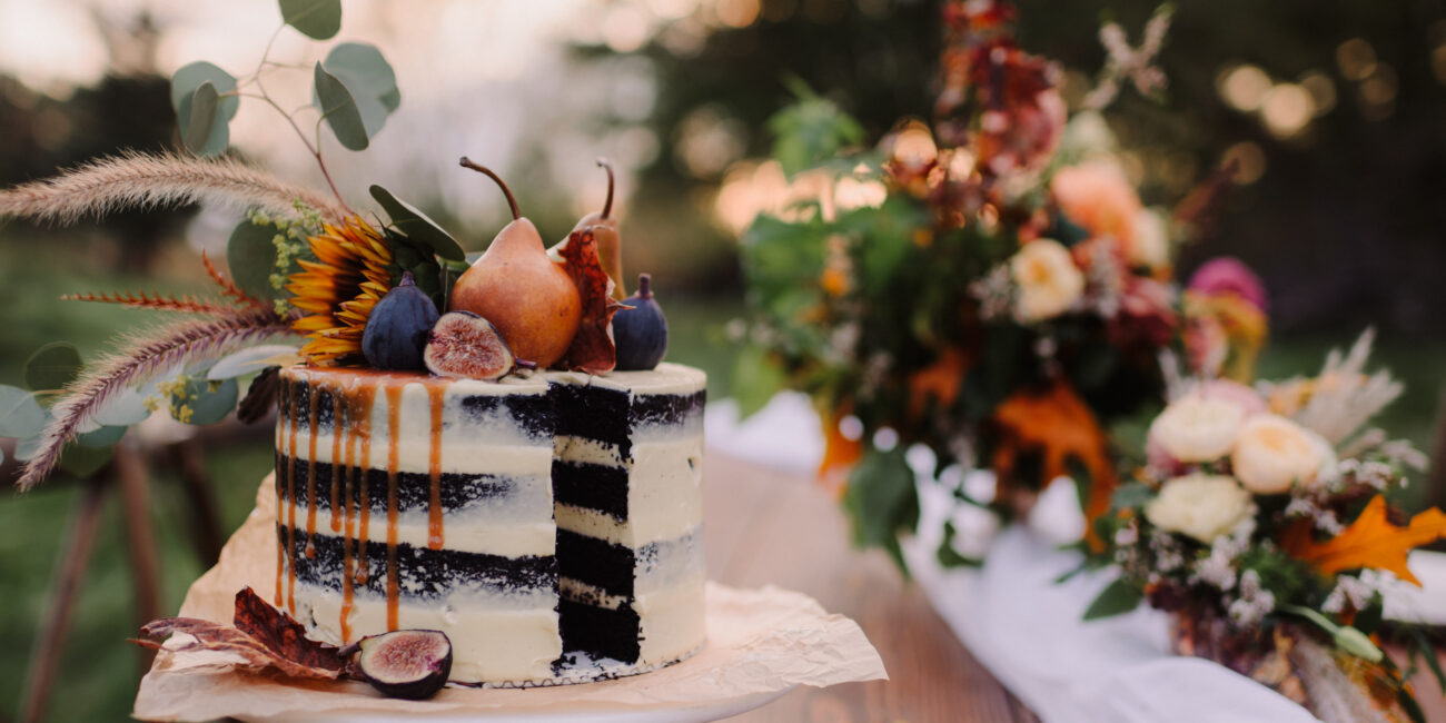 Hochzeitsplaner München Torte mit Früchten